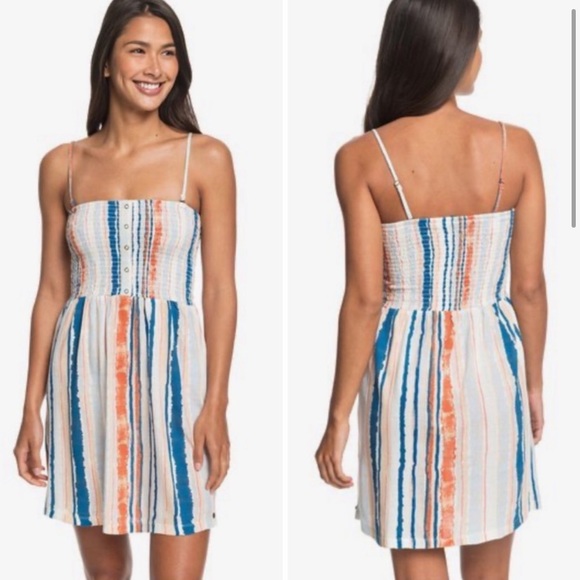 NWT ROXY Striped Sundress Summerland Party - Picture 2 of 12